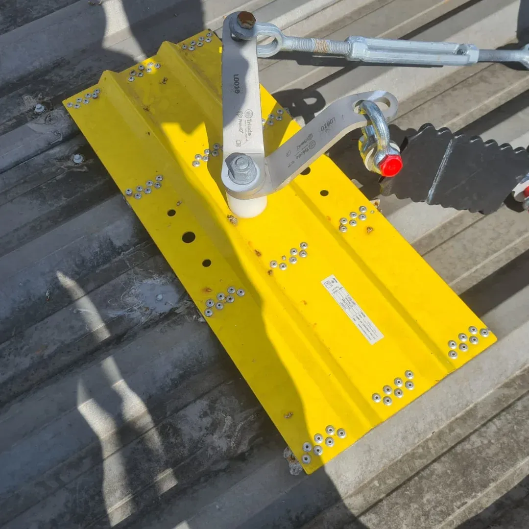 Linha de vida telha trapezoidal