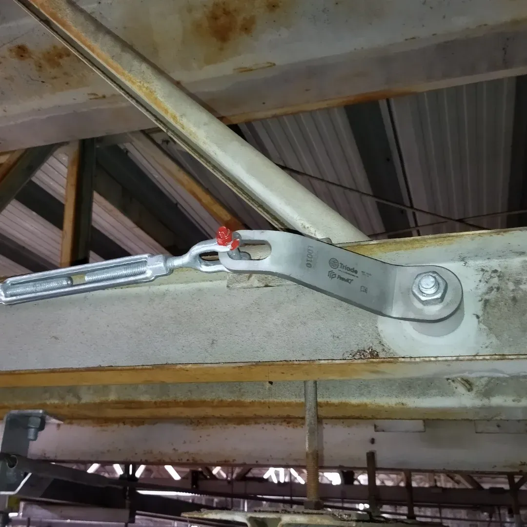 Linha de vida e ancoragem